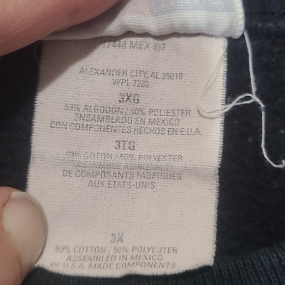 Vintage Jerzees Iowa Hawkeyes 2003 Orange Bowl Sweatshirt Black 3XL FedEx - Picture 5 of 5